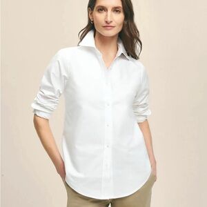 Brooks Brothers White Casual Button Down Shirt
